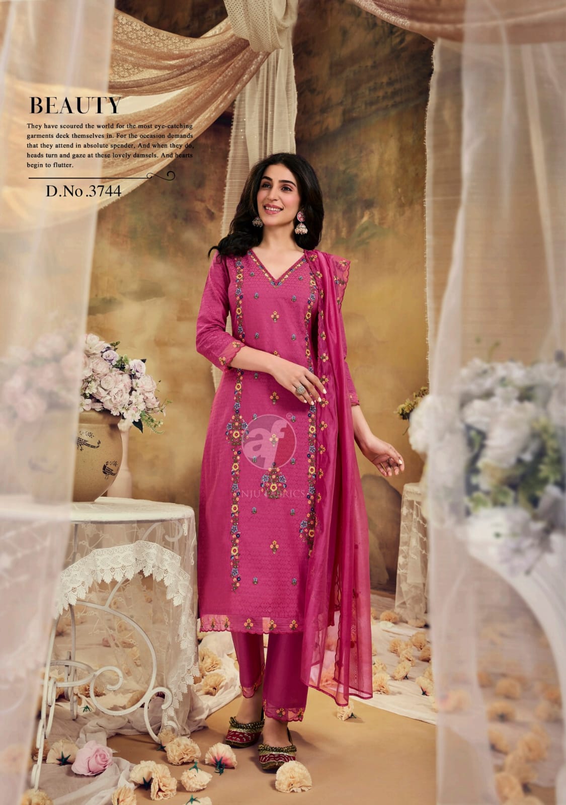 Cotton Queen By Af Designer Plus Size Kurti With Bottom Dupatta Wholesale Clothing Suppliers In India
